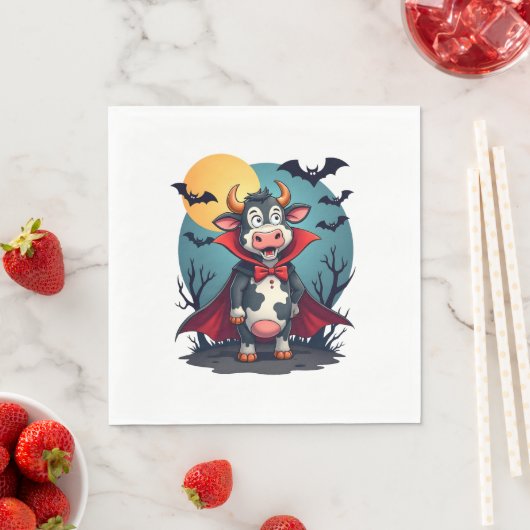 Kuh Dracula Rises Serviette (Beispiel)