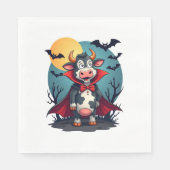 Kuh Dracula Rises Serviette (Vorderseite)