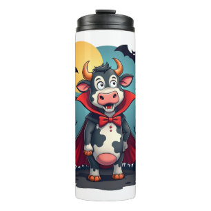 Kuh Dracula Rises Thermosbecher