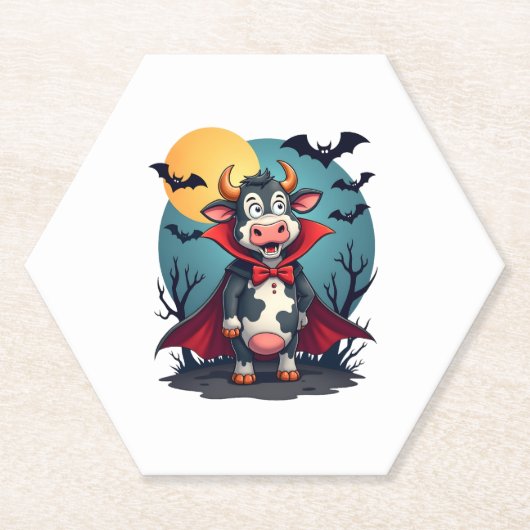 Kuh Dracula Rises Untersetzer (Vorderseite)