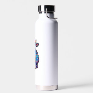 Kuh Drink Bubble Tee Japanischer Kimono _2 Trinkflasche