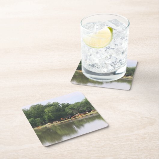 Kuh Drink Untersetzer (Vor Ort)