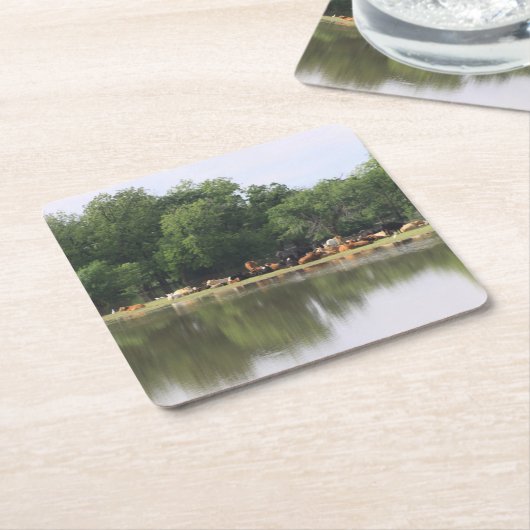 Kuh Drink Untersetzer (angewinkelt)