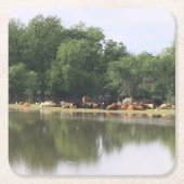 Kuh Drink Untersetzer (Vorderseite)