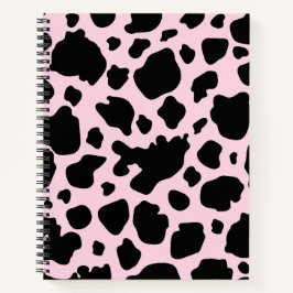 Kuh Druck auf Präsident Rosa Notizblock