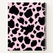 Kuh Druck auf Präsident Rosa Notizblock (Rückseite)