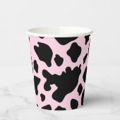 Kuh Druck auf Präsident Rosa Pappbecher (Links)