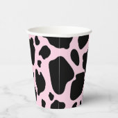 Kuh Druck auf Präsident Rosa Pappbecher (Rechts)