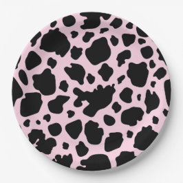 Kuh Druck auf Präsident Rosa Pappteller