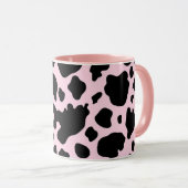 Kuh Druck auf Präsident Rosa Tasse (VorderseiteRechts)