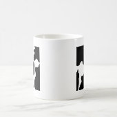 Kuh-Druck Kaffeetasse (Mittel)