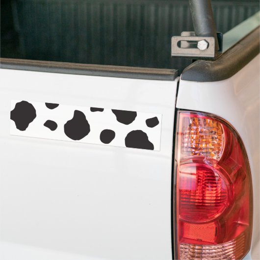 Kuh-Druck, Kuhmuster, Kuh-Spots, schwarz-weiß Autoaufkleber (Auf Lkw)