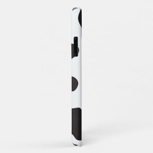 Kuh-Druck, Kuhmuster, Kuh-Spots, schwarz-weiß Case-Mate iPhone Hülle (Hinten/Rechts)
