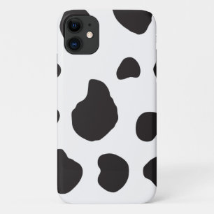 Kuh-Druck, Kuhmuster, Kuh-Spots, schwarz-weiß Case-Mate iPhone Hülle