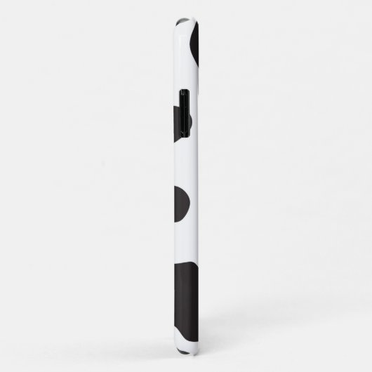 Kuh-Druck, Kuhmuster, Kuh-Spots, schwarz-weiß Case-Mate iPhone Hülle (Hinten/Rechts)
