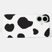 Kuh-Druck, Kuhmuster, Kuh-Spots, schwarz-weiß Case-Mate iPhone Hülle (Rückseite (Horizontal))