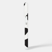 Kuh-Druck, Kuhmuster, Kuh-Spots, schwarz-weiß Case-Mate iPhone Hülle (Rückseite / Links)