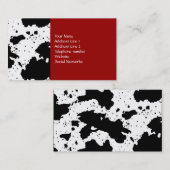 Kuh-Druck-Visitenkarten Visitenkarte (Vorne/Hinten)