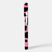 Kuh drucken auf rosa Case-Mate iPhone hülle (Rückseite / Links)