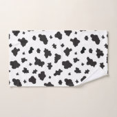 Kuh drucken schwarz und weiß badhandtuch set (Handtuch)