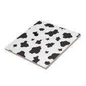 Kuh drucken schwarz und weiß fliese (Seite)