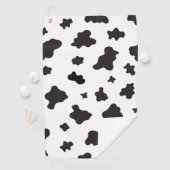 Kuh drucken schwarz und weiß golfhandtuch (Insitu)