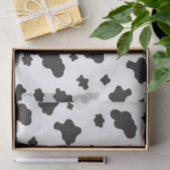 Kuh drucken schwarz und weiß seidenpapier (Geschenk)
