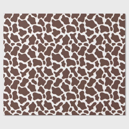 Kuh druckt Chic Geschenkpapier (Flach)