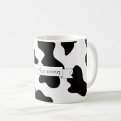 Kuh druckte gute morgendliche Tasse (VorderseiteRechts)