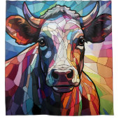 Kuh-Duschvorhang Duschvorhang (Vorderseite)