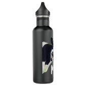 Kuh Edelstahlflasche (Links)