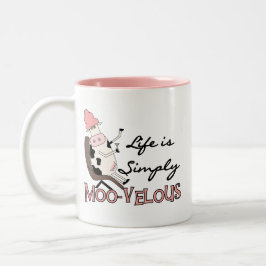 Kuh einfach moovelous Tshirts und Geschenke Zweifarbige Tasse