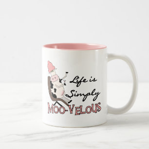 Kuh einfach moovelous Tshirts und Geschenke Zweifarbige Tasse