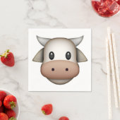 Kuh - Emoji Serviette (Beispiel)