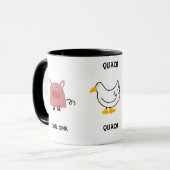 Kuh, Ente, Schwein, Tasse (Vorderseite Links)