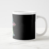 Kuh entführender Außerirdischer Jumbo-Tasse (Rechts)