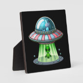 Kuh entführt Alien Fotoplatte (Vorderseite)