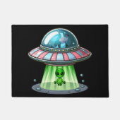 Kuh entführt Alien Fußmatte (Vorderseite)