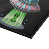 Kuh entführt Alien Schneidebrett (Ecke)