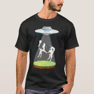 Kuh Entführung Ufo Alien Tiere Von Ufo Entführt Sp T-Shirt