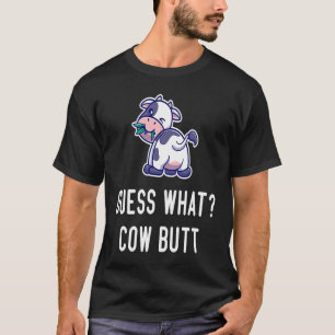 Kuh Errate Was Kuh Hintern Frauen Mädchen Bauer Ku T-Shirt