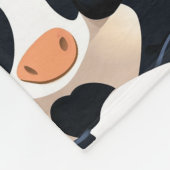 Kuh Erwachsener Fleece Blanket (Ecke)