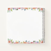 Kuh Farm Tiere Barnyard Baby Dusche Gästebuch Notizblock (Rückseite)