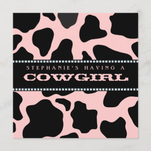 Cowgirl Party Einladungen Zazzle De