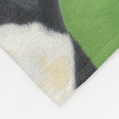 Kuh-Fleece Fleecedecke (Ecke)
