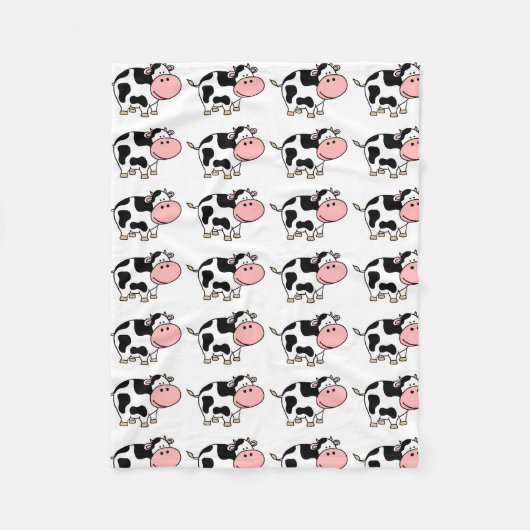 Kuh Fleecedecke (Vorderseite)