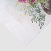 Kuh Floral Watercolor Seidenpapier (Detail)