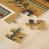 Kuh Folk Art Floral Puzzle (Seite)