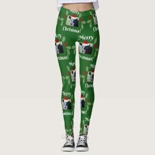 Kuh Frohe Weihnachten Leggings