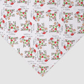 Kuh Funny Cartoon Weihnachtsfeiertag Seidenpapier (Ausschnitt)